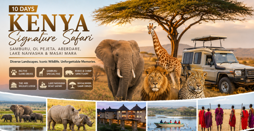 15-Day Grand Kenya & Tanzania Luxury Safari