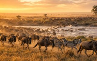 Luxury lodge or tented camp near Nairobi